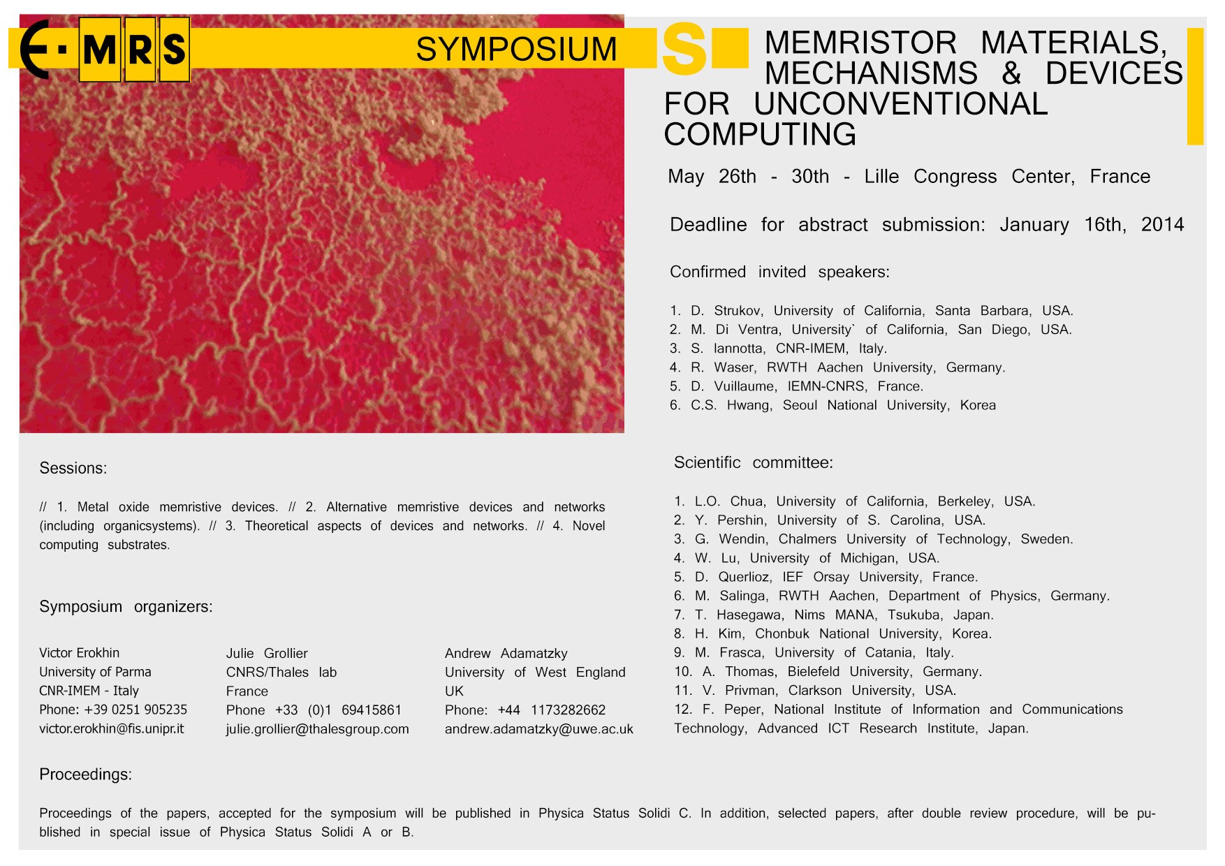 MRS-Symposium lille